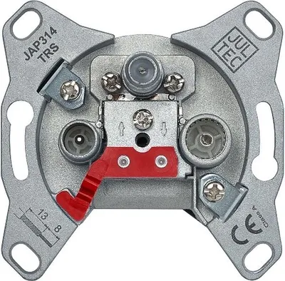Zdjęcie produktu dla JULTEC JAP314TRS, Programator gniazda antenowego, Aluminium, Stal, 0,005 - 2,15 GHz, 14 dB, 64 mm