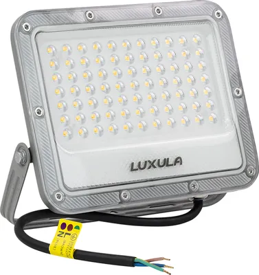 Produktbild von LUXULA LED-Fluter, EEK: E, 50W, 6500lm, 4000K, IP65, grau