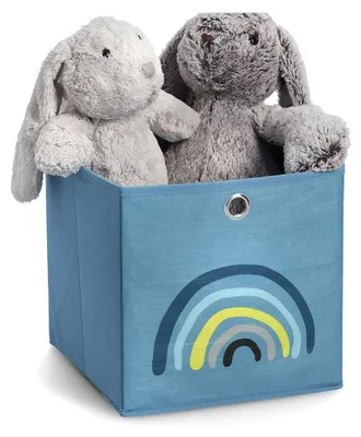 Produktbild von Zeller aufbewahrungsbox kinderzimmer regenbogen - Blau - Dekorativ | Zusammenklappbar