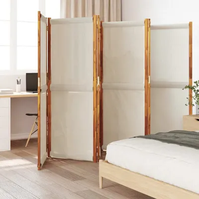 Produktbild von BEI CLORIS 6-tlg. Paravent Hellgrau 420x180 cm - Paravents Neu3043433 1parcel