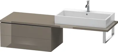 Image de Duravit L-Cube Meuble bas pour console, 2 tiroirs, 820x400x547mm, LC583908989