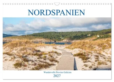 Produktbild von Nordspanien - Wundervolle Provinz Galicien (Wandkalender 2027 DIN A3 quer), CALVENDO Monatskalender