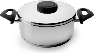 Immagine prodotto di Casseruola in acciaio inox da 20 cm + coperchio Lacor 85020