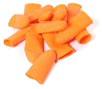 Produktbild von hair2heart Fingerschutz Extensions Zubehör - Verbrennungsschutz für Bonding Extensions und Rebonding – 10x Gummifingerhut für sicheres Anbringen - Zubehör für Echthaarverlängerungen