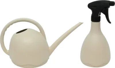 Produktbild von MePla - Set - Gießkanne Meduza + Sprüher - creme