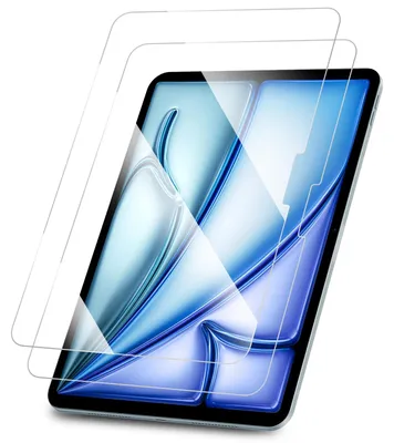 Produktbild von FINTIE Schutzfolie für iPad Air 11 Zoll (M4/M3/M2) 2026/2025/2024 - (2er Pack) Klare HD Bildschirmschutzfolie, 9H Härte Schutzglas, Kratzfeste Displayschutzfolie, Screen Protector Folie
