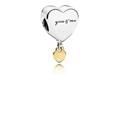 Produktbild von Pandora 796558 Charm Zwei Herzen
