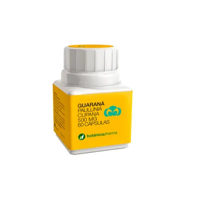 Image de Botanicapharma Guarana 500mg 60 Capsules