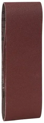 Produktbild von Schleifband-Set für Bandschleifer, rote Qualität K=100, 75 x 508 mm, 3-tlg.
