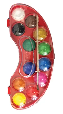 Produktbild von Kores Deckfarbkasten "AKUARELLOS" 12 Farben
