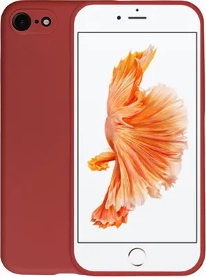 Produktbild von Handyhülle für iPhone 6/6s  Silikonhülle - Backcover Siliconen Case - Rot