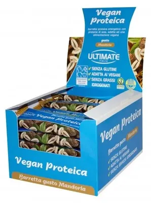 Immagine prodotto di Ultimate Barretta Vegan Proteica Mandorla 24 X 40 G