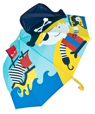 Image de Parapluie pour enfants avec un motif de pirates, pour garçons et filles