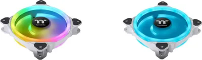 Produktbild von Thermaltake Riing Trio 12 RGB Radiator Fan White TT Premium Edition, Ventilator, 12 cm, 500 RPM, 1500 RPM, Weiß