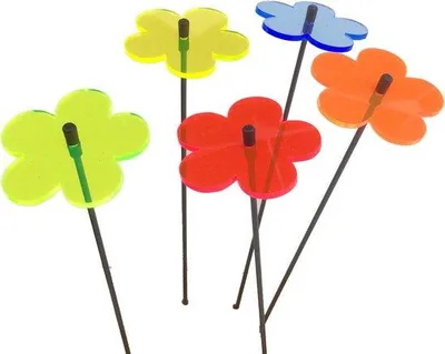 Immagine prodotto di Protezione solare per il giardino - Decorazioni in acrilico - 5 pezzi - Tutti i colori