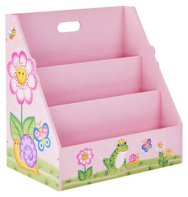 Produktbild von Kinder Bücherregall Stabiles Kinderregal Magic Garden Fantasy Fields TD-13142A