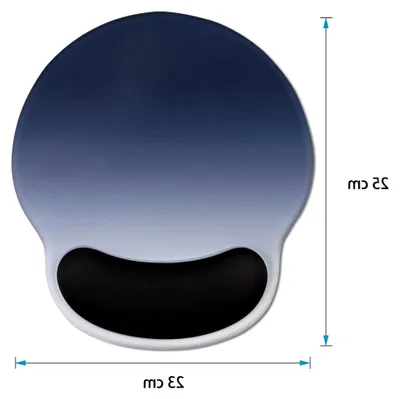 Produktbild von Ergonomisches Mauspad mit Gelkissen in Schwarz