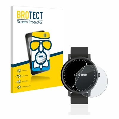 Produktbild von BROTECT Entspiegelungs Schutzglas für Armbanduhren (Kreisrund, ø: 40 mm) Schutzfolie Panzer Folie Glas Display Schutz matt
