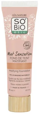 Obrázek produktu pro SO'BiO étic – Bio matující podkladová báze – Mat Sensation – 25 Beige Doré
