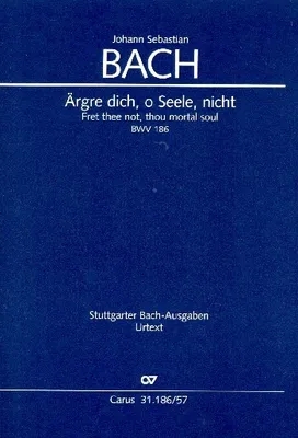 Produktbild von Ärgre dich o Seele nicht Kantate Nr.186 BWV186 Studienpartitur (dt/en)