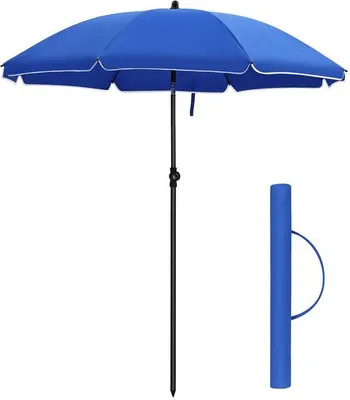Productafbeelding van Famanu parasol met UV-bescherming - Blauw