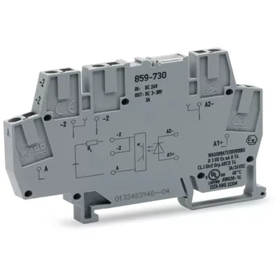 Obrázek produktu pro Wago 859-730, Šedá, IP20, 24 V, -40 - 85 °C