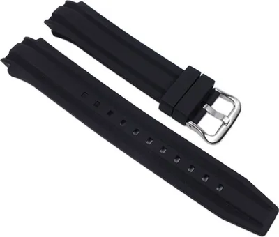 Produktbild von Casio Ersatzband Uhrenarmband Resin Band schwarz für AMW-702-7AVF