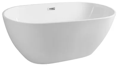 Immagine prodotto di Vasche da bagno Aqualine - Vasca da bagno autoportante 150x82 cm, bianco E1850
