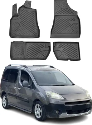 Immagine prodotto di 2008-2018 Peugeot Partner Tepee tappetini TPE nero 4 pz