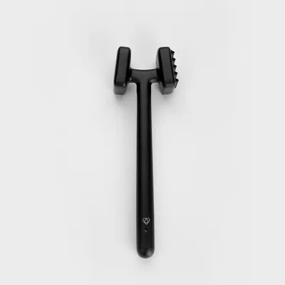 Produktbild von Fleichhammer Fleischklopfer Küchenutensil CRUSHER für Fleisch schwarz 22x6,5 cm HOMLA