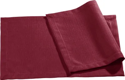 Produktbild von Erwin Müller Tischset Krefeld" 2er-Pack weinrot 35x50 cm"