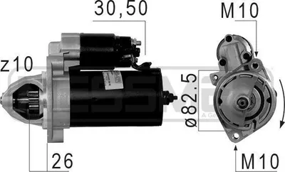Produktbild von ERA 220029A Starter Anlasser 2,2kW passend für MERCEDES-BENZ C-Klasse Limousine (W204) 12V LKW