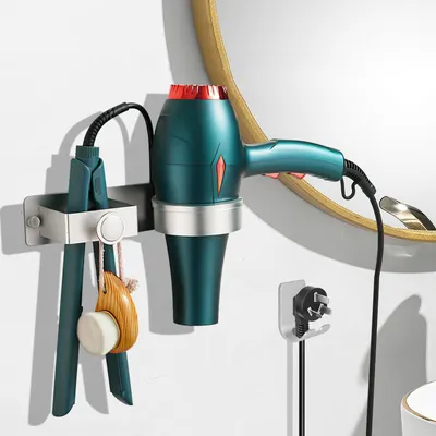 Produktbild von Wandhalterung für Föhn und Stylingtools ohne Bohren