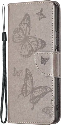 Produktbild von König Design Hülle kompatibel mit Xiaomi Redmi Note 11 Pro / Note 11 Pro+ 5G Kunstleder Handyhülle - Handy Case Grau
