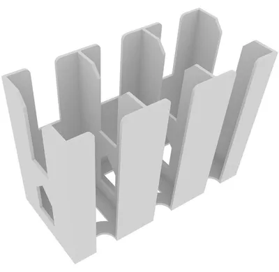 Immagine prodotto di Portacarte con 3 scomparti per 1350 carte da gioco, formato standard