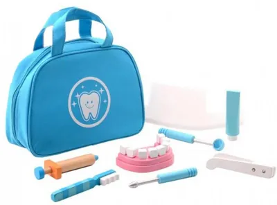 Obrázek produktu pro Zubařský kufřík s dřevěným příslušenstvím 36m+