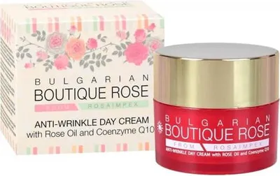 Obrázek produktu pro Boutique Rose denní hydratační krém s růžovým olejem a Q10 45 ml