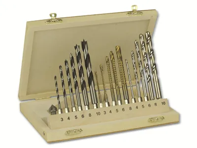 Immagine prodotto di Brüder Mannesmann M54317 Set di punte per legno 17 pezzi 1 pz