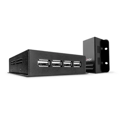 Produktbild von Lindy 50m 4 Port USB 2.0 Cat.6 Extender, USB-Extender, (USB 2.0 Cat.6)