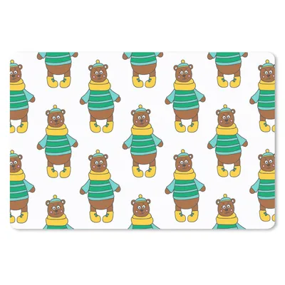 Produktbild von MuchoWow® Mauspad Mousepad Plüschtier - Bär - Muster 27x18 cm - Mousepads - Maus Mat - Pad - Mausunterlage - Büroartikel - Desk Matten