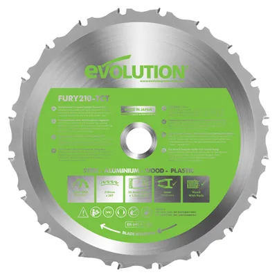 Multifunktions-Sägeblatt 210 mm, 20 Zähne, Hartmetall