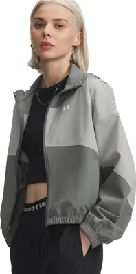Produktbild von Under Armour Ua Rival Woven Jacke – lehmgrün, Größe: S