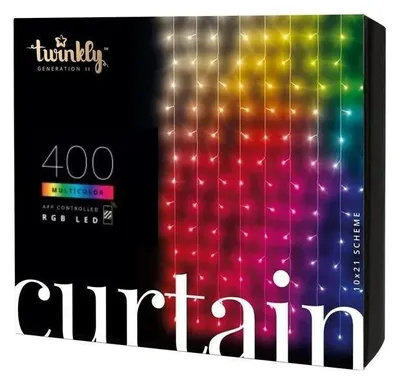 Obrázok produktu pre Inteligentná Led Záclona Twinkly 400 Rgbw 1,5X2,1M
