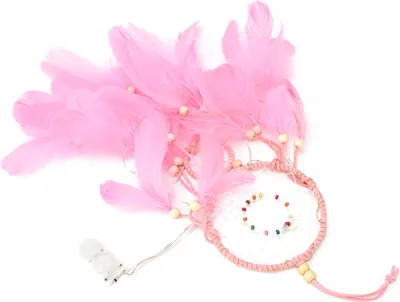 Obrázok produktu pre Nástenná dekorácia Dreamcatcher, prívesok Dreamcatcher do obývačky, spálne, študentského internátu, na svadbu, ružová