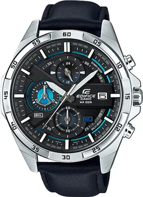 Produktbild von Casio Edifice Herrenuhr Lederband EFR-556L-1AVUEF