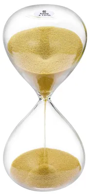 Produktbild von Goldener Sanduhr, 60 Minuten – Große Sanduhr für Zuhause und Büro