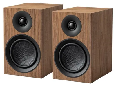 Zdjęcie produktu dla Pro-Ject Speaker Box 5 E Carbon, 2-drożny, 2.0 kan., Przewodowa, 150 W, 65 - 20000 Hz, Orzech włoski