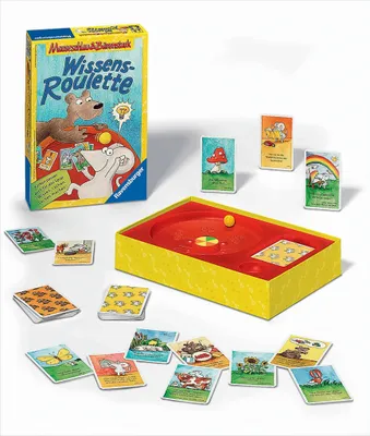 Produktbild von 21047 - Ravensburger Spiel - Mauseschlau & Bärenstark - Wissens-Roulette
