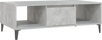 Obrázek produktu pro vidaXL Konferenční stolek Concrete Grey 103,5x60x35 cm Materiál dřevo