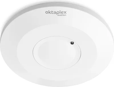 Zdjęcie produktu dla Oktaplex czujnik ruchu HF czujnik radarowy 360° montaż sufitowy biały czujnik mikrofalowy